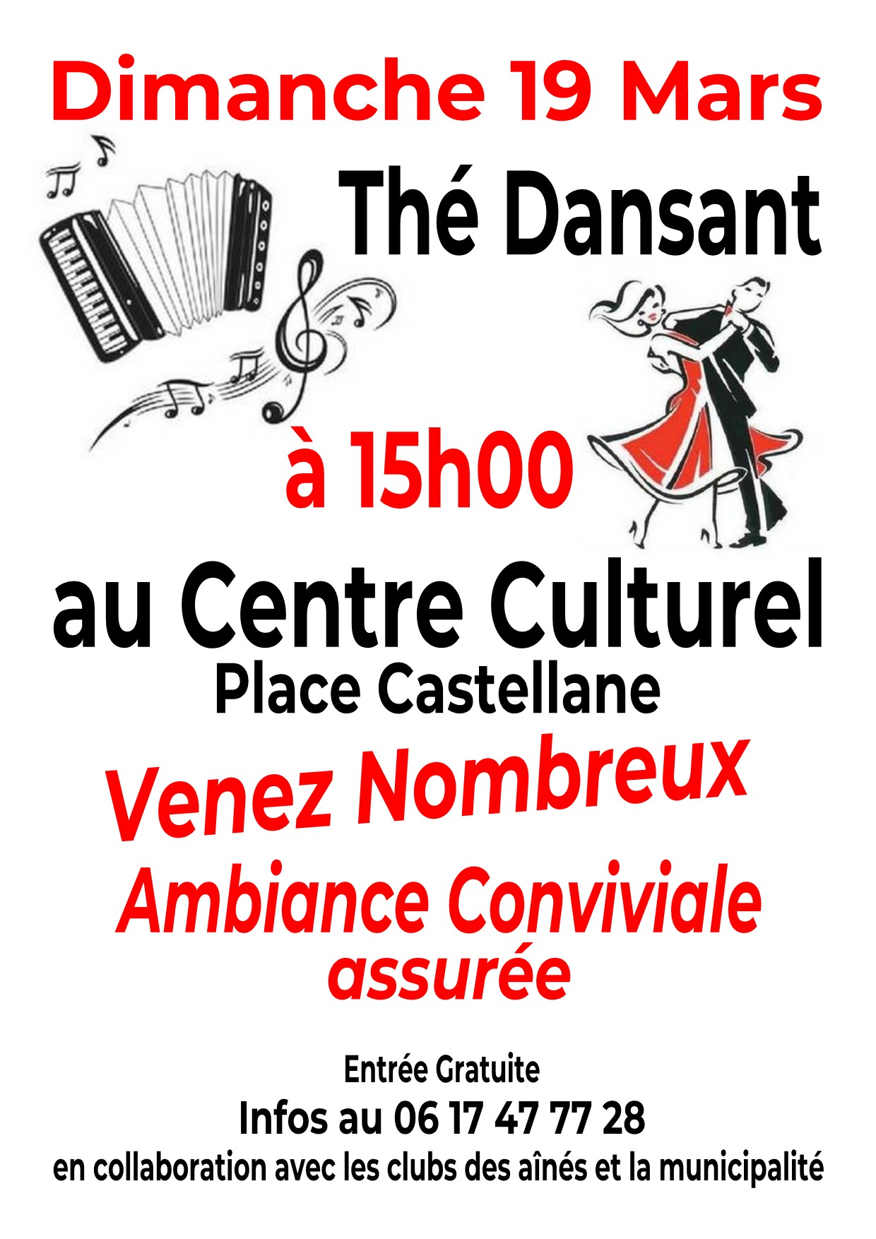 Thé Dansant 19 Mars