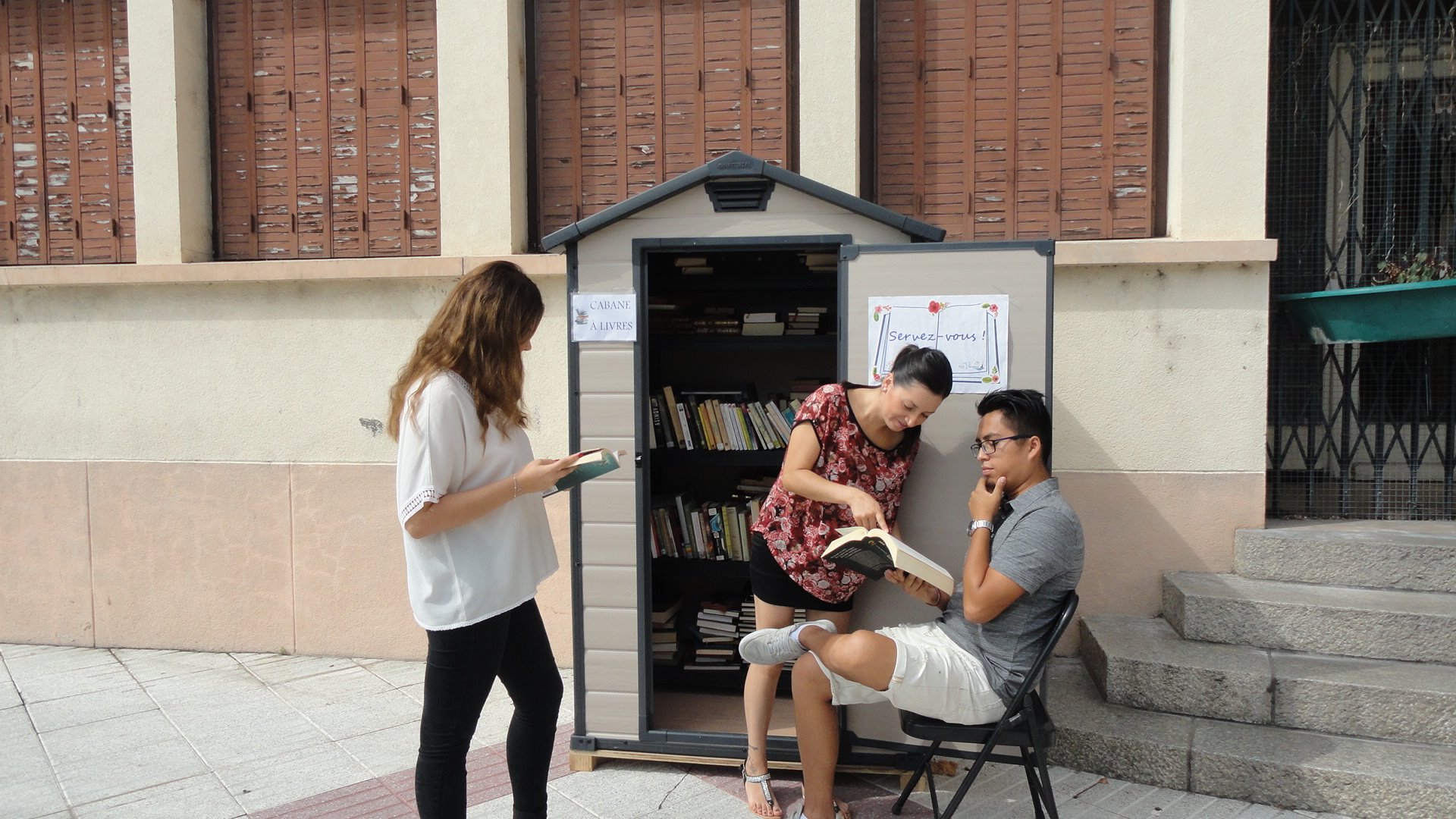 cabane à livres