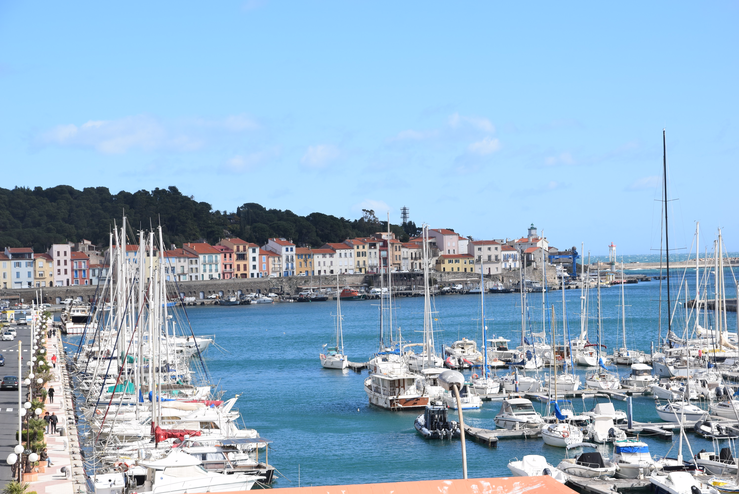 PV vue du port de plaisance