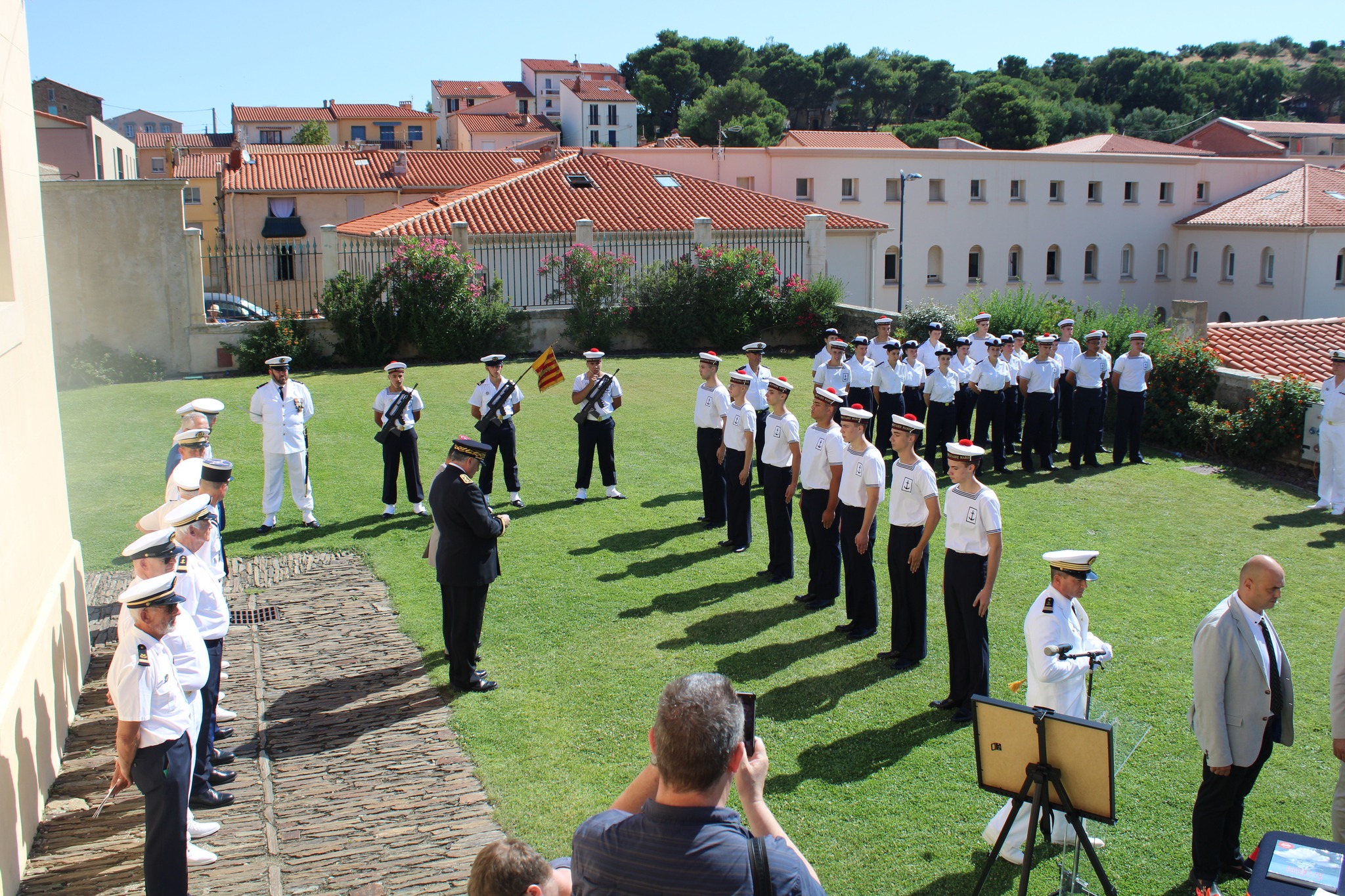 CÉRÉMONIE de la Préparation Militaire Marine