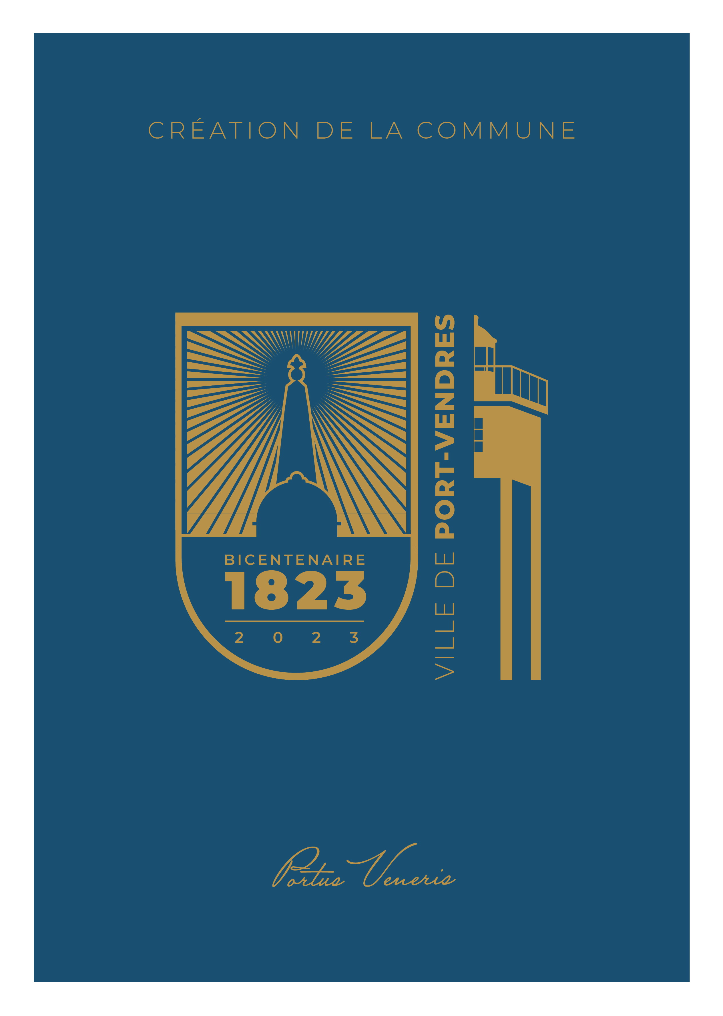 logo bicentenaire port vendres affiche 1