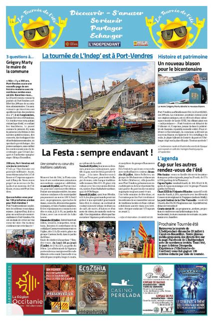 page tournée Independant